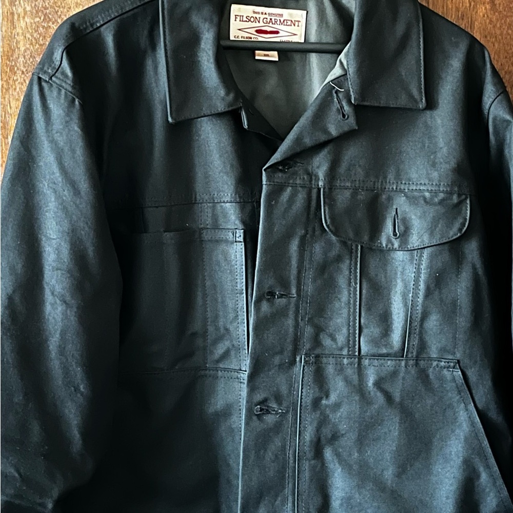 Filson Cruiser Men's black coated canvas Field Jacket